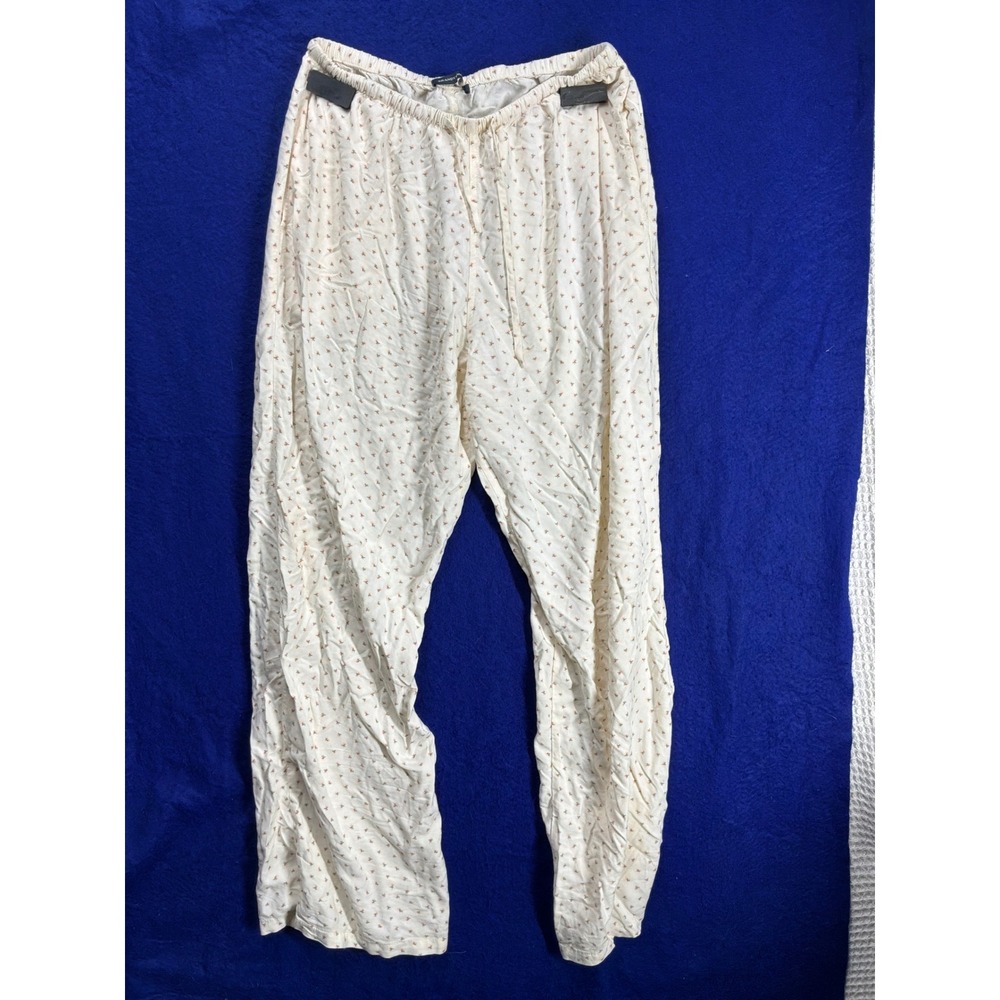 Cottagecore Womens‎ Brandy Melville Floral Lounge Pants One Size Cream
